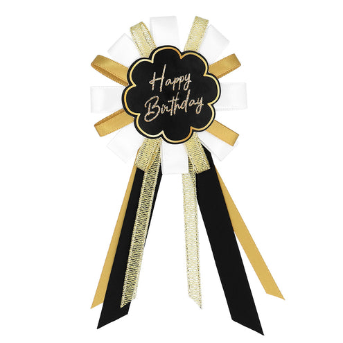 E-Carnavalskleding.nl Rozet 'Happy birthday'