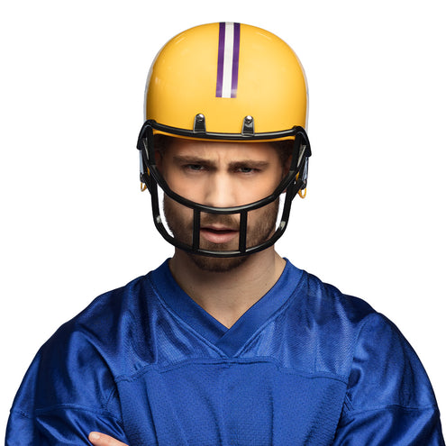 E-Carnavalskleding.nl Rugby helm American football geel