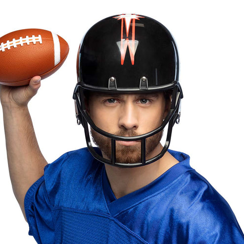 E-Carnavalskleding.nl Rugby helm American football zwart