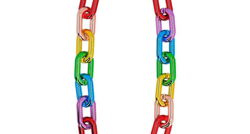 E-Carnavalskleding.nl Schakelketting Regenboog