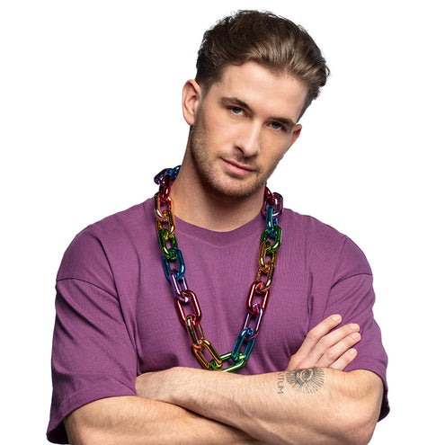 E-Carnavalskleding.nl Schakelketting Regenboog