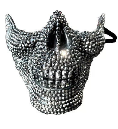 E-Carnavalskleding.nl Schedelmasker strass Mees