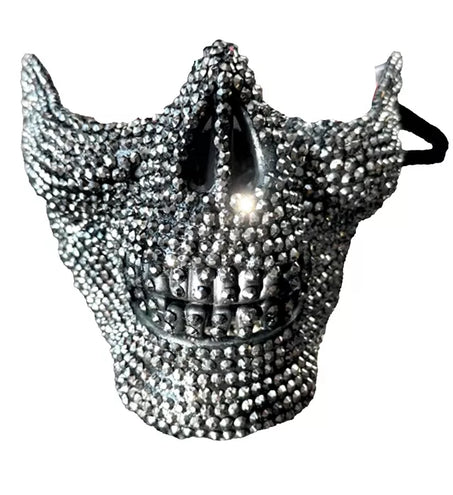 E-Carnavalskleding.nl Schedelmasker strass Mees