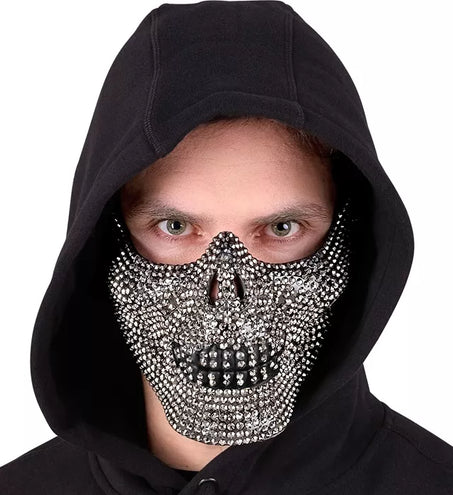 E-Carnavalskleding.nl Schedelmasker strass Mees