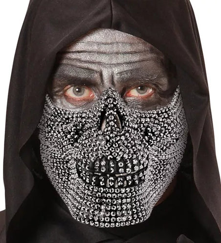 E-Carnavalskleding.nl Schedelmasker strass Mees