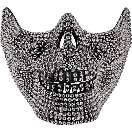 E-Carnavalskleding.nl Schedelmasker strass Mees