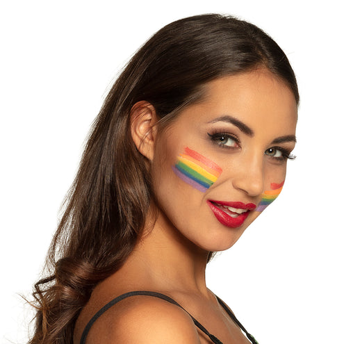 E-Carnavalskleding.nl Schminkstift Regenboog