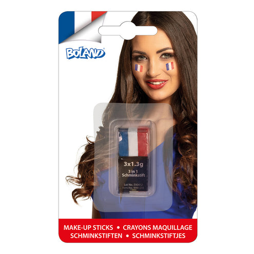 E-Carnavalskleding.nl Schminkstift rood wit blauw Nederland