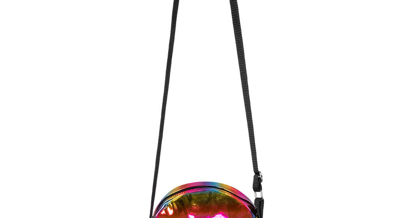 E-Carnavalskleding.nl Schoudertasje Holo regenboog