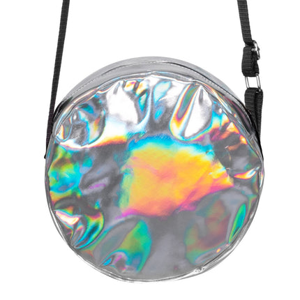 E-Carnavalskleding.nl Schoudertasje Holo zilver