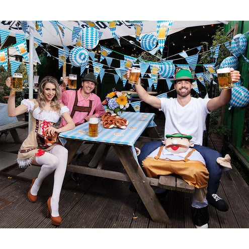 E-Carnavalskleding.nl Set 10 bierviltjes 'Beer party'