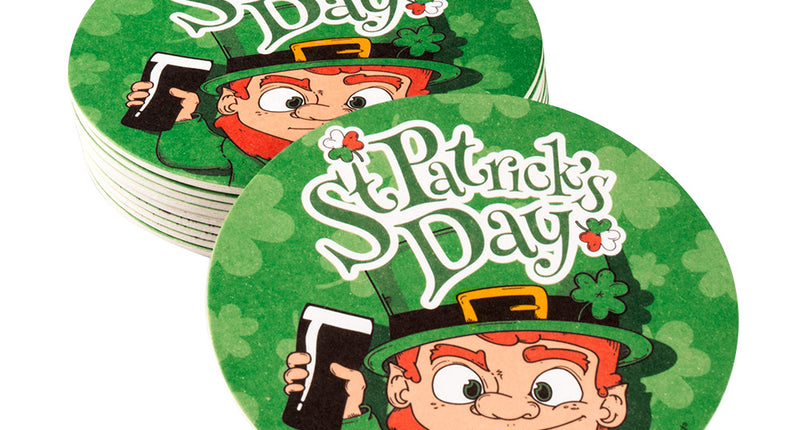 E-Carnavalskleding.nl Set 10 bierviltjes 'St. Patrick's Day'