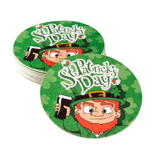 E-Carnavalskleding.nl Set 10 bierviltjes 'St. Patrick's Day'