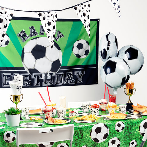 E-Carnavalskleding.nl Set 10 papieren bekertjes Voetbal