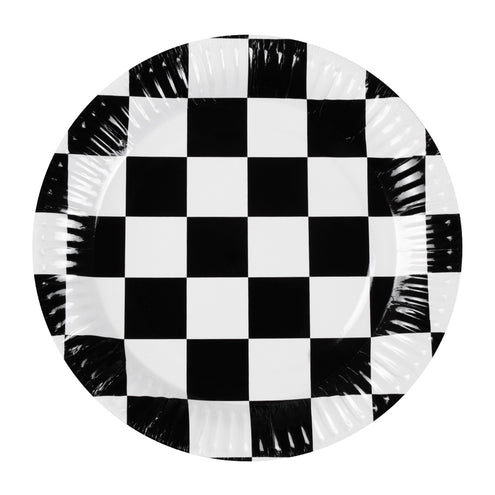 E-Carnavalskleding.nl Set 10 papieren bordjes Racing
