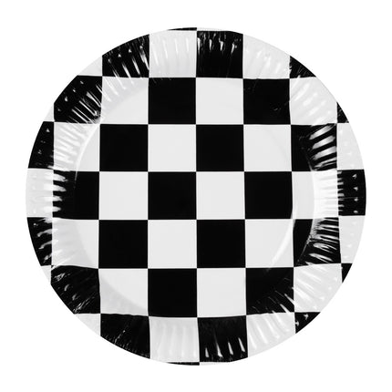E-Carnavalskleding.nl Set 10 papieren bordjes Racing