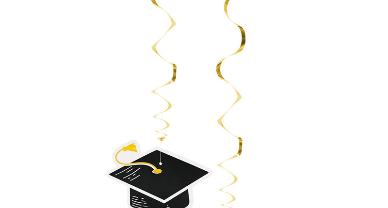 E-Carnavalskleding.nl Set 2 decoratieswirls Graduation