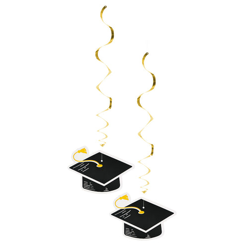 E-Carnavalskleding.nl Set 2 decoratieswirls Graduation