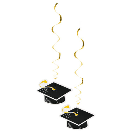 E-Carnavalskleding.nl Set 2 decoratieswirls Graduation