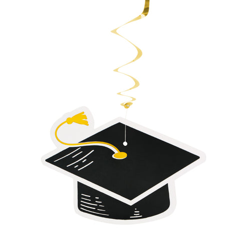 E-Carnavalskleding.nl Set 2 decoratieswirls Graduation