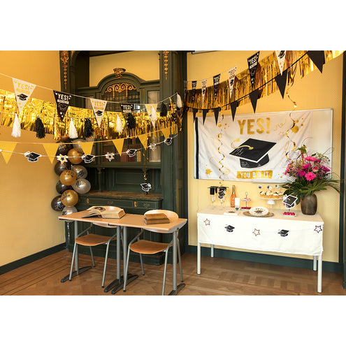 E-Carnavalskleding.nl Set 2 decoratieswirls Graduation