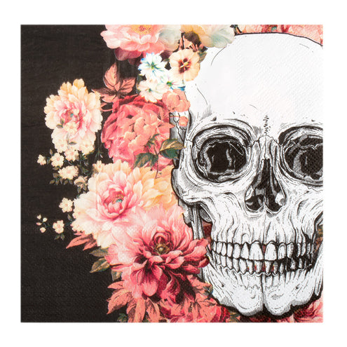 E-Carnavalskleding.nl Set 20 papieren servetten Day of the Dead