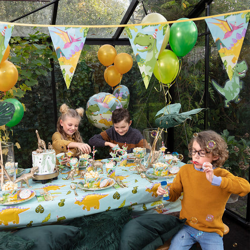 E-Carnavalskleding.nl Set 20 papieren servetten Dino party