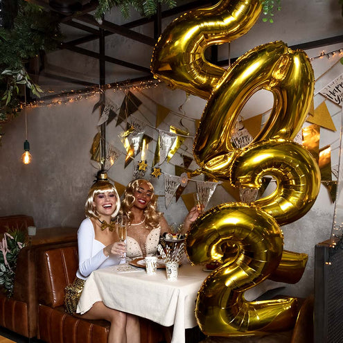 E-Carnavalskleding.nl Set 20 papieren servetten 'Happy new year'
