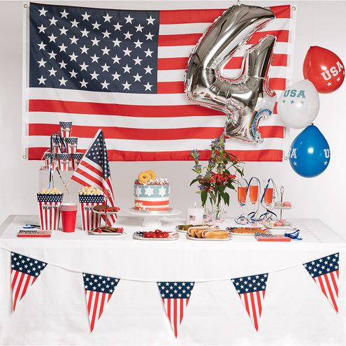 E-Carnavalskleding.nl Set 20 papieren servetten USA