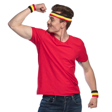 E-Carnavalskleding.nl Set 3 zweetbandjes Belgie