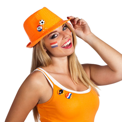 E-Carnavalskleding.nl Set 4 buttons Nederland