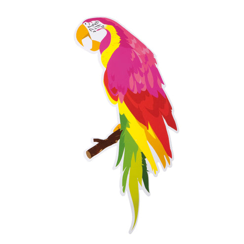 E-Carnavalskleding.nl Set 4 kartonnen decoraties Hawaii