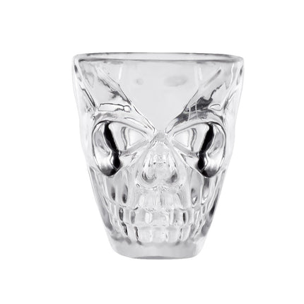 E-Carnavalskleding.nl Set 4 plastic shotglaasjes Schedel