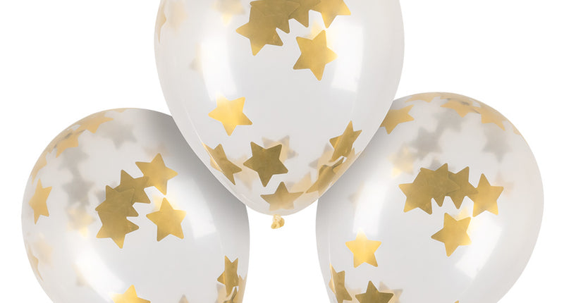 E-Carnavalskleding.nl Set 5 latex confettiballonnen Eid Mubarak