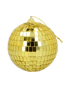 E-Carnavalskleding.nl Set 6 discoballen (XS) goud