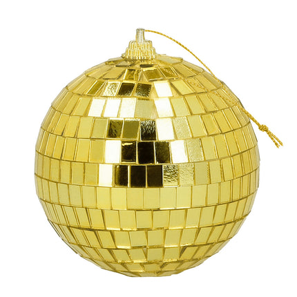 E-Carnavalskleding.nl Set 6 discoballen (XS) goud