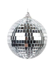 E-Carnavalskleding.nl Set 6 discoballen (XS) zilver