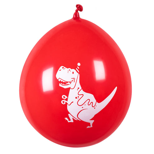 E-Carnavalskleding.nl Set 6 latex ballonnen Dino party
