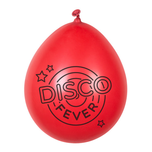 E-Carnavalskleding.nl Set 6 latex ballonnen 'Disco fever'