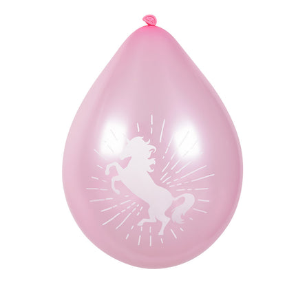 E-Carnavalskleding.nl Set 6 latex ballonnen Eenhoorn