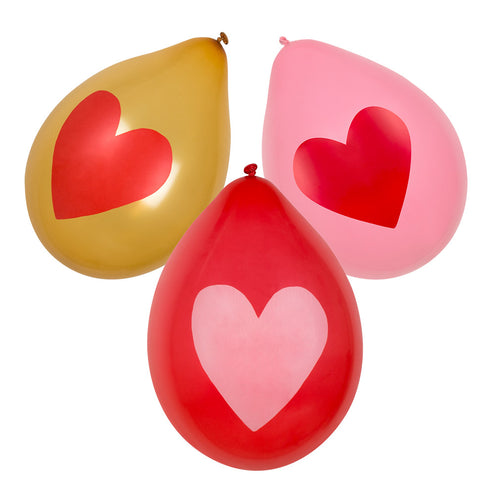 E-Carnavalskleding.nl Set 6 latex ballonnen Liefde