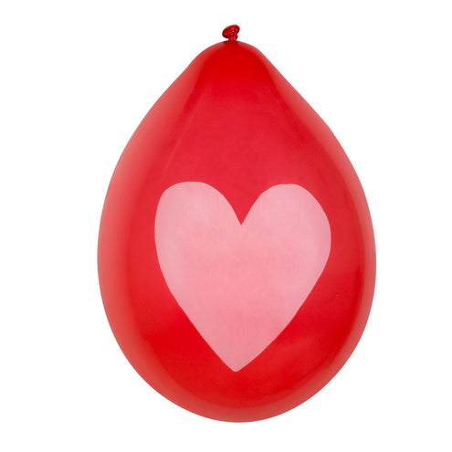 E-Carnavalskleding.nl Set 6 latex ballonnen Liefde