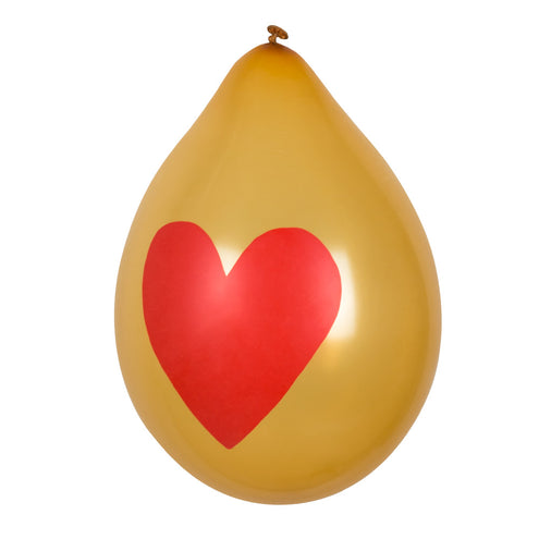 E-Carnavalskleding.nl Set 6 latex ballonnen Liefde