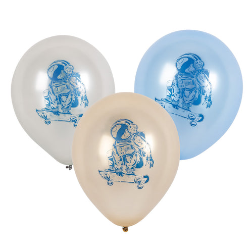 E-Carnavalskleding.nl Set 6 latex ballonnen Space