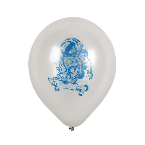 E-Carnavalskleding.nl Set 6 latex ballonnen Space