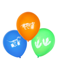E-Carnavalskleding.nl Set 6 latex ballonnen T-rex