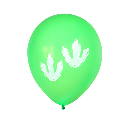 E-Carnavalskleding.nl Set 6 latex ballonnen T-rex