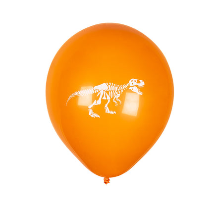 E-Carnavalskleding.nl Set 6 latex ballonnen T-rex