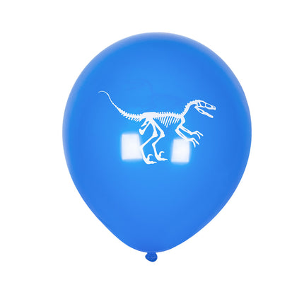 E-Carnavalskleding.nl Set 6 latex ballonnen T-rex