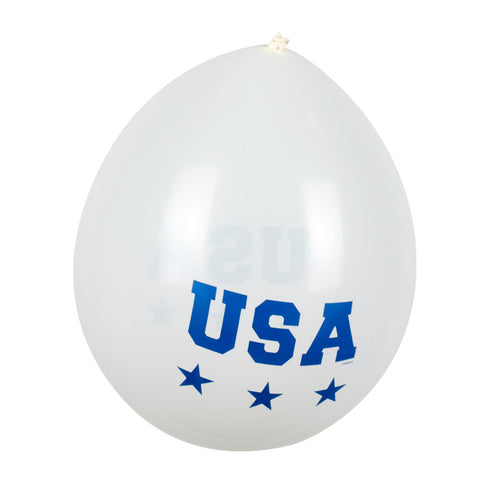 E-Carnavalskleding.nl Set 6 latex ballonnen 'USA'